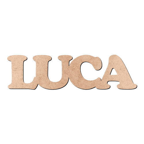 Recorte LUCA Cooper Black / MDF 3mm