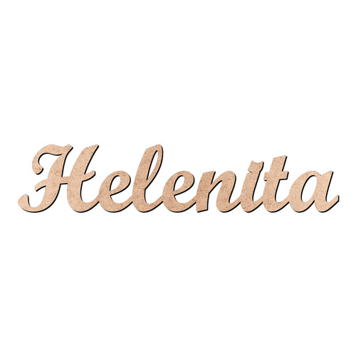 Recorte Helenita Script Mt Std / MDF 3mm
