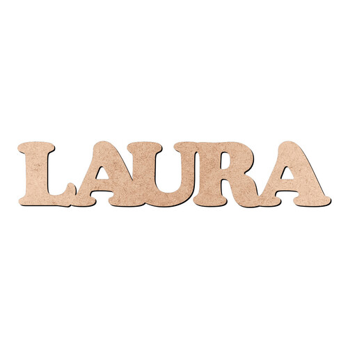 Recorte LAURA Cooper Black / MDF 3mm