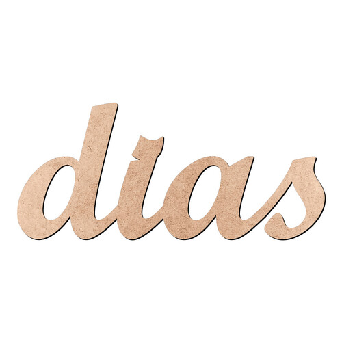 Recorte dias Script Mt Std / MDF 3mm