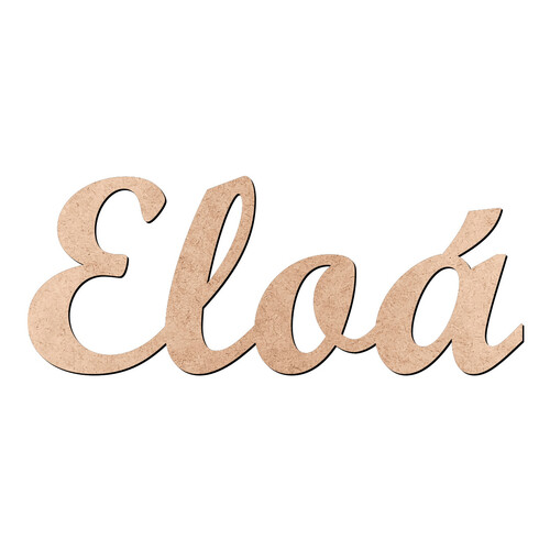 Recorte Eloá Script Mt Std / MDF 3mm
