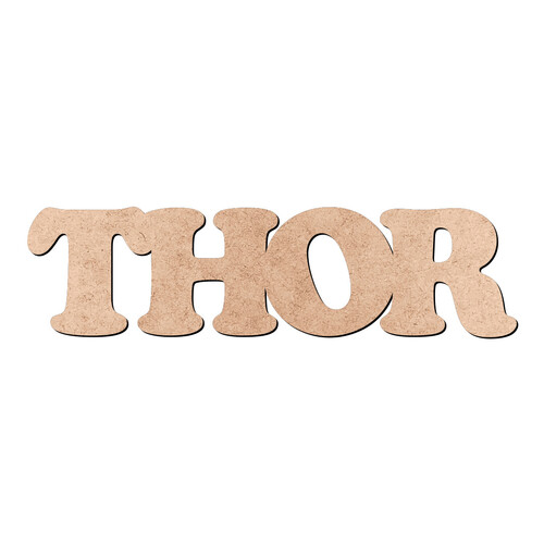 Recorte THOR Cooper Black / MDF 3mm