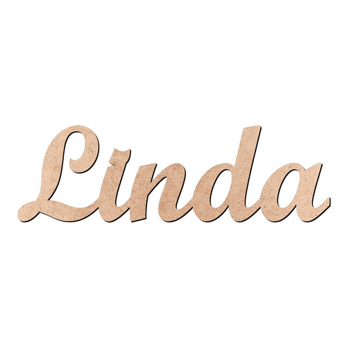 Recorte Linda Script Mt Std / MDF 3mm