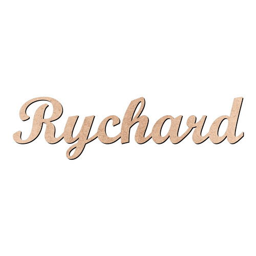 Recorte Rychard Script Mt Std / MDF 3mm