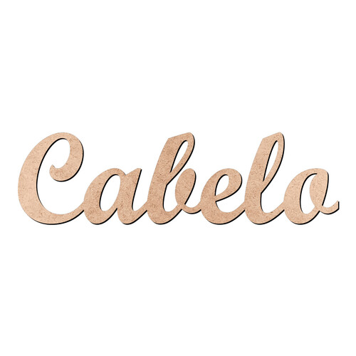 Recorte Cabelo Script Mt Std / MDF 3mm