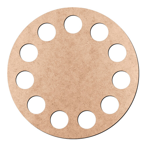 Recorte Base Redonda Cesto Fio de Malha 5 cm / MDF 3mm