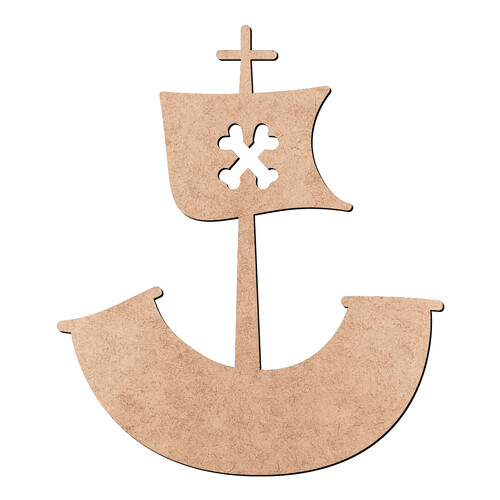 Recorte Barco Pirata / MDF 3mm