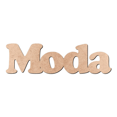 Recorte Moda Cooper Black / MDF 3mm