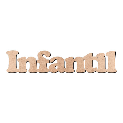 Recorte Infantil Cooper Black / MDF 3mm