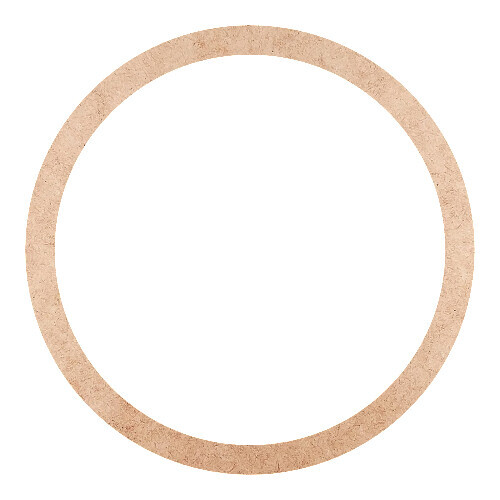 Recorte Moldura Circular 30 cm Borda 2 cm / MDF 3mm