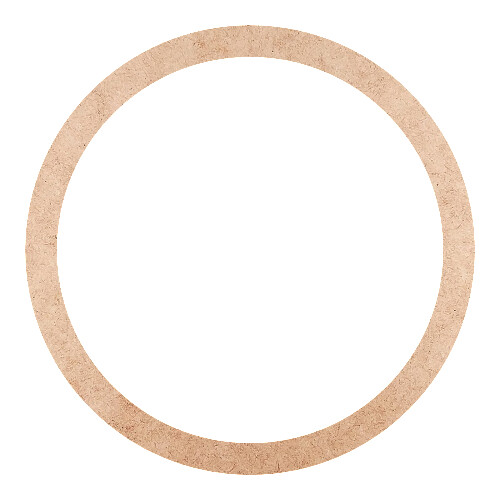 Recorte Moldura Circular 28 cm Borda 2 cm / MDF 3mm