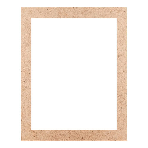 Recorte Moldura Ret 25 x 20 cm Borda 2 cm / MDF 3mm