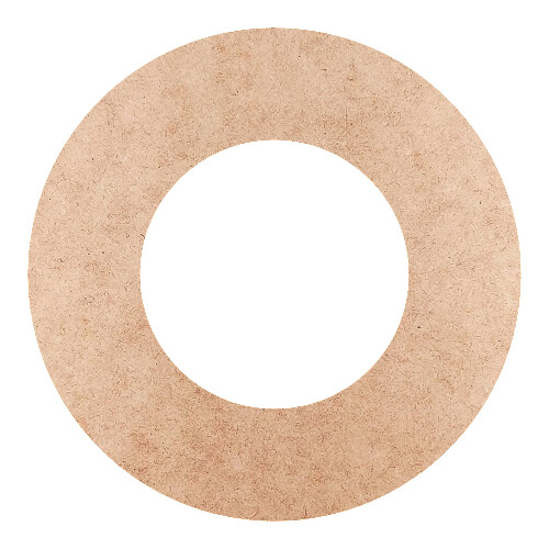 Recorte Moldura Circular 35 cm Borda 8 cm / MDF 3mm