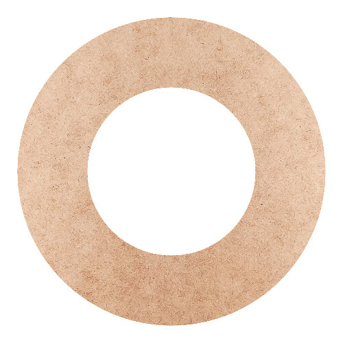 Recorte Moldura Circular 35 cm Borda 8 cm / MDF 3mm