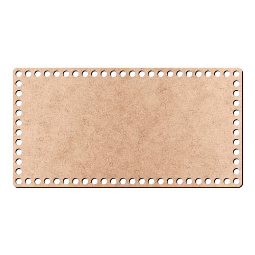 Recorte Base Ret Cesto Fio Malha 13 x 25 cm / MDF 3mm