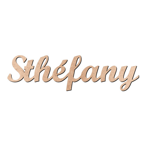 Recorte Sthéfany Script Mt Std / MDF 3mm