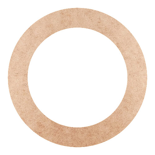 Recorte Moldura Circular 14 cm Borda 2 cm / MDF 3mm