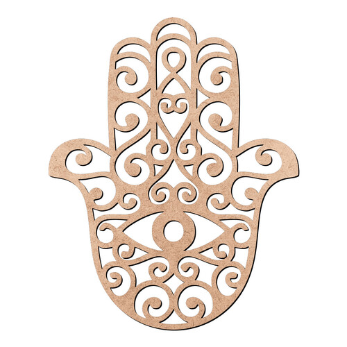 Recorte Hamsa / MDF 3mm