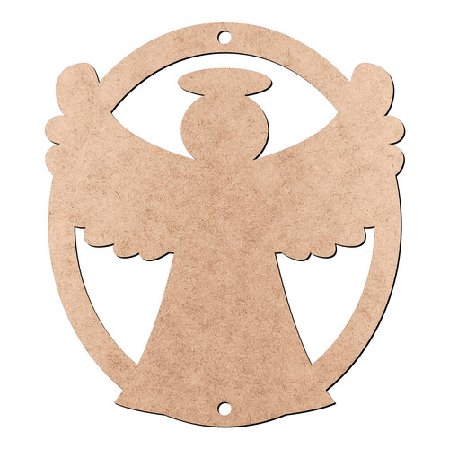 Recorte Escapulário de Porta Anjo / MDF 3mm