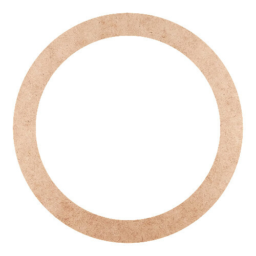 Recorte Moldura Circular 10 cm Borda 1 cm / MDF 3mm