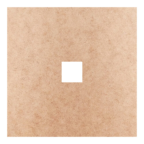 Recorte Moldura Quadrada 19 cm Borda 8 cm / MDF 3mm