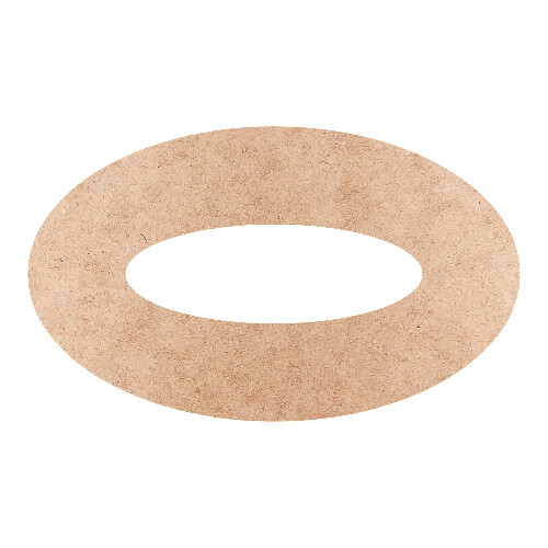 Recorte Moldura Arr 15 x 25 cm Borda 5 cm / MDF 3mm