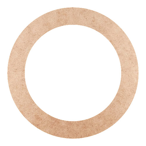 Recorte Moldura Circular 30 cm Borda 4 cm / MDF 3mm