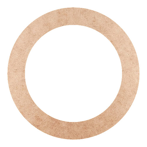 Recorte Moldura Circular 30 cm Borda 4 cm / MDF 3mm