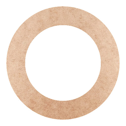 Recorte Moldura Circular 30 cm Borda 5 cm / MDF 3mm