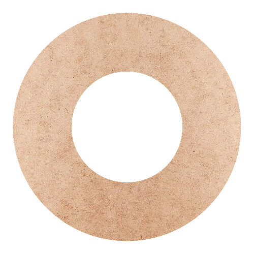 Recorte Moldura Circular 31 cm Borda 8 cm / MDF 3mm