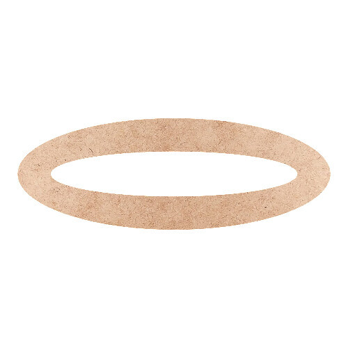 Recorte Moldura Arr 10 x 28 cm Borda 3 cm / MDF 3mm