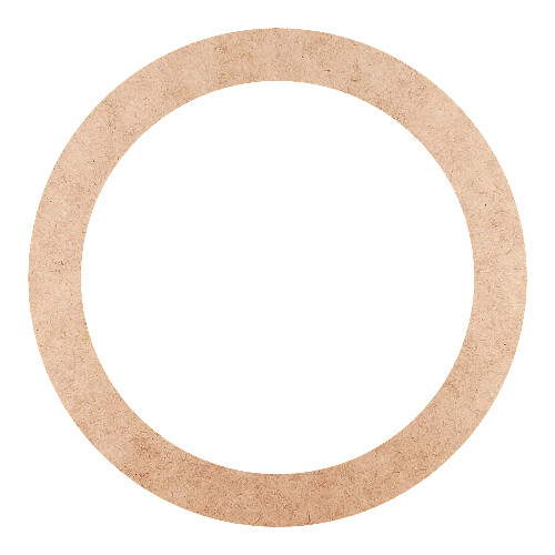 Recorte Moldura Circular 28 cm Borda 3 cm / MDF 3mm