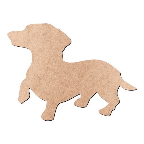 Recorte Cachorro Dachshund / MDF 3mm