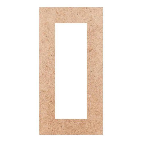 Recorte Moldura Ret 40 x 20 cm Borda 5 cm / MDF 3mm