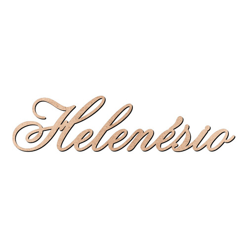 Recorte Helenésio Old Script / MDF 3mm