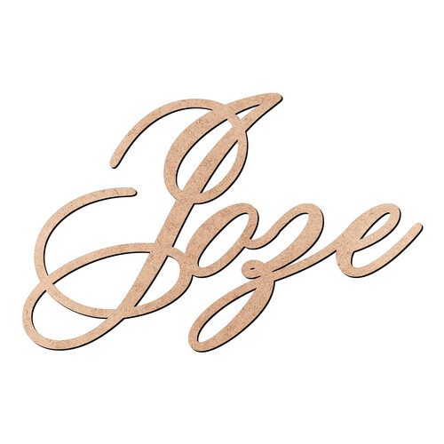 Recorte Joze Old Script / MDF 3mm