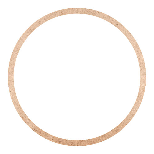 Recorte Moldura Circular 46 cm Borda 2 cm / MDF 3mm