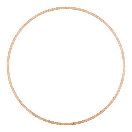 Recorte Moldura Circular 46 cm Borda 1 cm / MDF 3mm