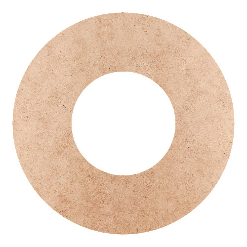 Recorte Moldura Circular 30 cm Borda 8 cm / MDF 3mm