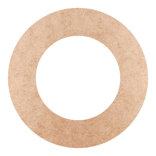 Recorte Moldura Circular 25 cm Borda 5 cm / MDF 3mm