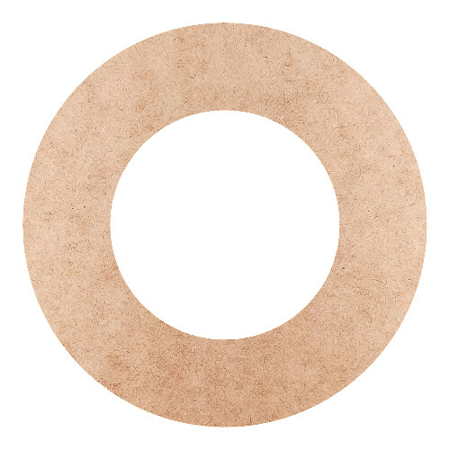Recorte Moldura Circular 46 cm Borda 10 cm / MDF 3mm
