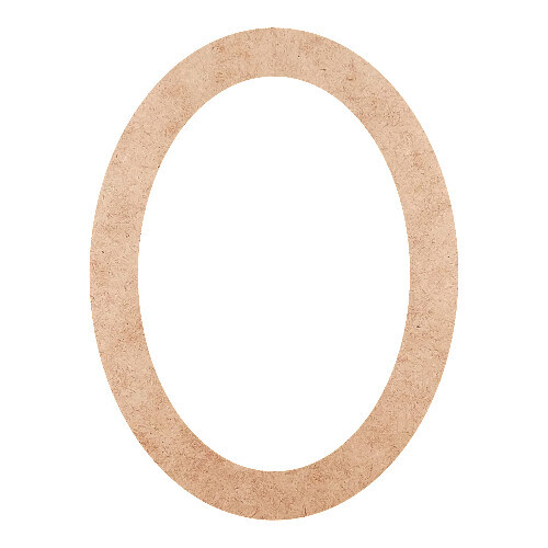 Recorte Moldura Arr 20 x 15 cm Borda 2 cm / MDF 3mm