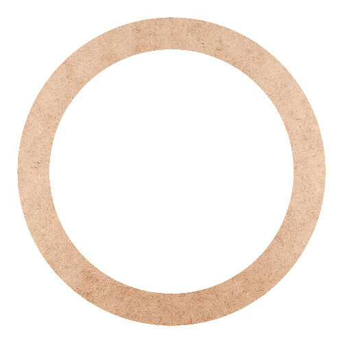 Recorte Moldura Circular 38 cm Borda 4 cm / MDF 3mm