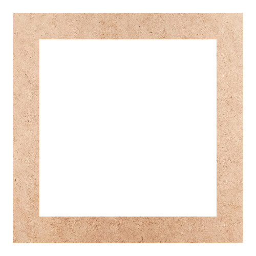 Recorte Moldura Quadrada 26 cm Borda 3 cm / MDF 3mm