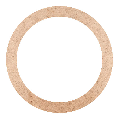 Recorte Moldura Circular 20 cm Borda 2 cm / MDF 3mm