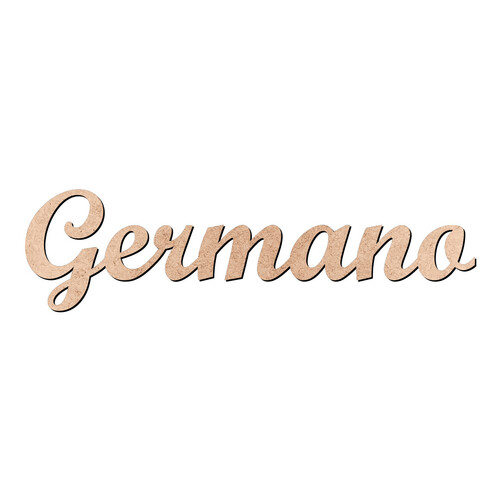 Recorte Germano Script Mt Std / MDF 3mm