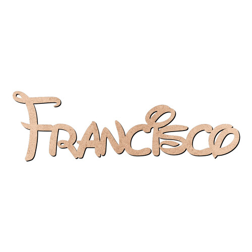 Recorte Francisco Disney / MDF 3mm