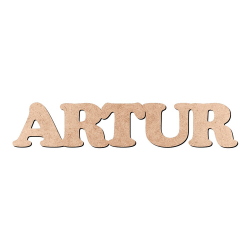 Recorte ARTUR Cooper Black / MDF 3mm