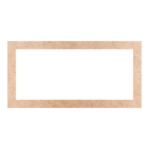 Recorte Moldura Ret 40 x 80 cm Borda 5 cm / MDF 3mm