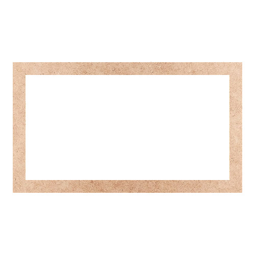 Recorte Moldura Ret 40 x 70 cm Borda 4 cm / MDF 3mm